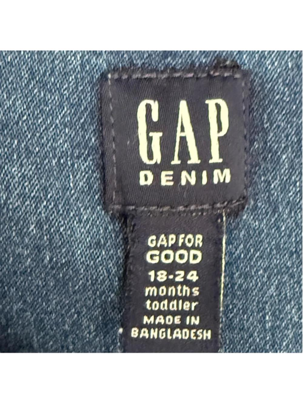 Gap Denim Toddler Girls Jean Jacket Blue 18–24 Months